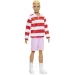 Barbie: Fashionista stylischer Ken-Puppe im gestreiften Pullover – Mattel