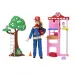 Barbie: Feuerwehrstation Spielset - Mattel