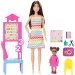 Barbie Lehrerin Karrierepuppe Spielset mit braunen Haaren und Zubehör - Mattel