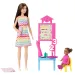 Barbie Lehrerin Karrierepuppe Spielset mit braunen Haaren und Zubehör - Mattel