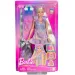 Barbie-Puppe im Katzen-Outfit mit modischen Strähnen Spielset – Mattel