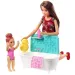 Barbie: Skipper Babysitter Badeset - Mattel