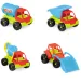 Baustellen-LKW aus Kunststoff, 25 cm, verschiedene Ausführungen, 1 Stück - Mondo Toys Bild 1