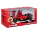 Bburago: Ferrari SF23 F1 Rennwagen Metallmodell mit Fahrer 1/24 (Charles Leclerc #16)