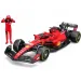 Bburago: Ferrari SF23 F1 Rennwagen Metallmodell mit Fahrer 1/24 (Charles Leclerc #16)