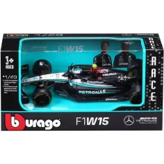Bburago: Mercedes-AMG F1 W15 Performance F1-Rennwagen Metallmodell 1:43 (Lewis Hamilton Nr. 44) Bild 1