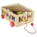 Beilaluna: Holzformsortierwagen mit Buchstaben