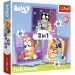 Bluey 3-in-1 20-36-50 Teile Puzzle – Trefl