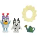 Bluey: Doppel-Charakter Figuren-Set – Frühling