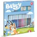 Bluey Stempelset mit Filzstiften, 18-teilig – Multiprint