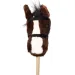 Bonnie, das Steckenpferd in dunkelbrauner Farbe - Woodyland