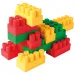 Builder Blocks 78-teiliges buntes Baustein-Set - Wader