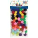 Bunte Pompon-Set 15mm 60 Stück