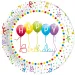 Bunter Geburtstag „Happy Birthday” Papier-Teller 8-teiliges Set