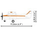 COBI: Cessna 172 Skyhawk Bausatz orange-weiß (26623)