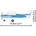 COBI: Cessna 172 Skyhawk weiß-blau Bausatz (26622)