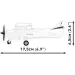 COBI: Cessna 172 Skyhawk weißes Konstruktionsspielzeug (26620)