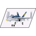COBI: F/A-18C Hornet Flugzeug-Bausatz (5810)