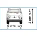 COBI: Fiat Abarth 595 Bausatz (24524)