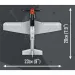 COBI: Mustang P-51D „TOP GUN: Maverick” Flugzeug-Bauset (5847)