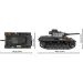 COBI: Panzer III Ausf. J Panzermodell-Bausatz (2289)