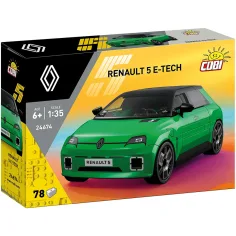 COBI: Renault 5 E-Tech grünes Auto-Bauset (24674) Bild 1