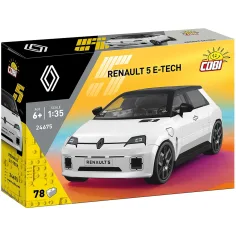 COBI: Renault 5 E-Tech weißes Auto-Bauset (24675) Bild 1