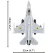 COBI: Streitkräfte F-16AM Fighting Falcon Bausatz (5893) Bild 7