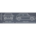 COBI: Volkswagen Golf GTI blauer Bausatz (24615)