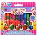 Canenco: FruitySquad 12-teiliges duftendes Wachsmalkreiden-Set