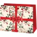 Cardex: Große Geschenktasche mit rotem Schleifenmuster, 26x13x33 cm