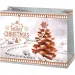 Cardex: Weihnachtliche Geschenktasche mit Lebkuchenmuster 26x13x33cm