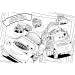 Cars 2 im 2-in-1-Set: 2x12 Teile Maxi-Puzzle und Malbuch – Lisciani