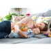 Clementoni Baby: Ron-Ron, die schnurrende Plüschkatze, die beim Einschlafen hilft.
