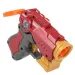 Cool Soft Bullet Gun: Kleine Schaumstoffpistole mit Patronen in roter Farbe, 14 cm