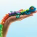 CrystaLynx: Sammelbare bunte Gecko-Figuren – Spin Master