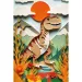 Das Reich der Dinosaurier – T-Rex Abenteuer 160-teiliges Puzzle – Trefl