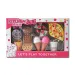 Dessert-Set mit Donut und Eis