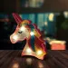 Diamant-Mosaik: Einhorn-Lampe Kreativ-Set