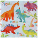 Dino-Party-Papierservietten-Set – 2-lagig, 33 x 33 cm, 20 Stück