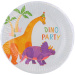 Dino-Party Papierteller-Set, 8 Stück, 23 cm