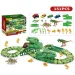 Dinosaurier-Abenteuerpark-Autobahn-Set 151-teilig