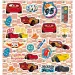 Disney: Cars 12-seitiges Stickeralbum mit 50 Stück