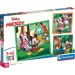 Disney+Micky+Maus+und+seine+Freunde+3x48-teilige+Supercolor+Puzzle+-+Clementoni