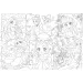 Disney Prinzessinnen – Manga-Zauber 2-in-1 250-teiliges Puzzle und Malbuch 50x35cm – Lisciani