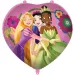 Disney Prinzessinnen: Herzförmiger Folienballon 46cm