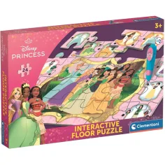 Disney-Prinzessinnen interaktives 24-teiliges Bodenpuzzle - Clementoni Bild 1
