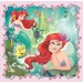 Disney Prinzessinnen und ihre kleinen Lieblinge 3-in-1 Puzzle - Trefl