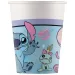 Disney Stitch und Angel Papierbecher, 8er-Set, 200 ml