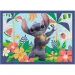Disney: Stitchs Urlaub 4-in-1 Puzzle - Trefl